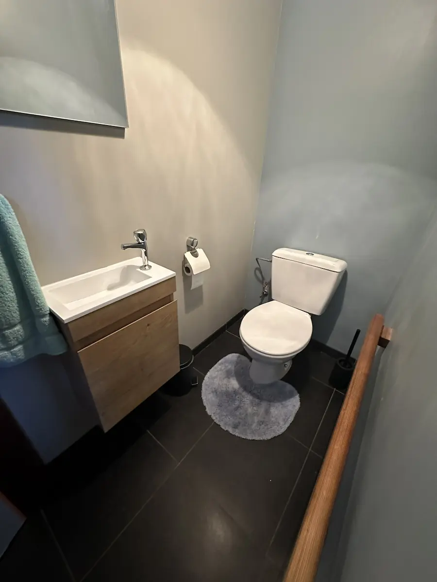 Extra toilet.
