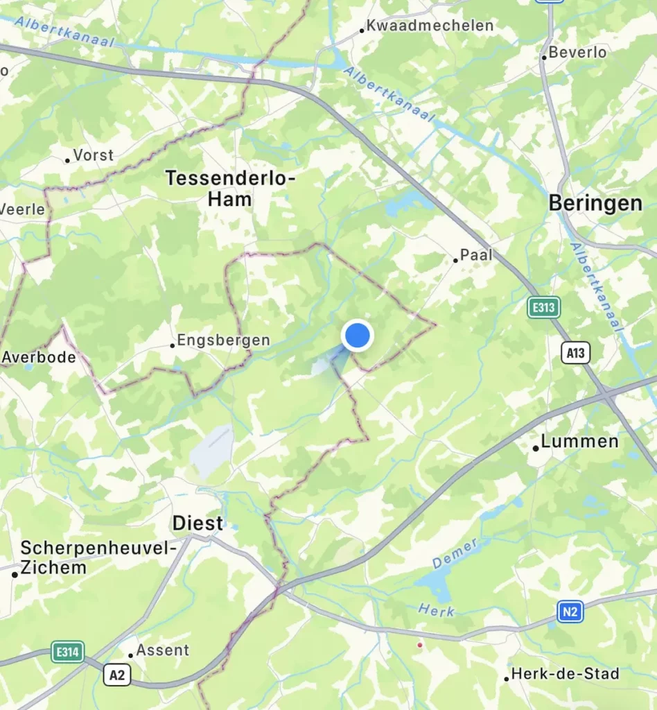 Locatie op de kaart